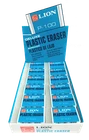 Lion Translucent Plastic Eraser P-100 School Office Supplies High Quality 24-BOX New. Price: $42.99.