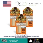 Gorilla Mounting Putty Natural Tan Color 84 Pre-cut Squares Pack Of 3 New. Price: $14.99.