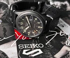 Seiko 5 SRPG41K1 Black Dial Leather Strap (with Box) New. Price: $286.25.