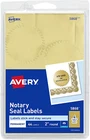 Inkjet Print Or Write Notarial Seals, 2 Diameter, Gold, 44/PACK, Pk AVE05868 New. Price: $9.63.