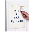 10 Pack Clear Display File Holders Adhesive Removable Document Pockets 812X11 New. Price: $16.89.