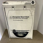 Kohler Stonewood Elongated Front Toilet Seat In White K-20466-0 Open. Price: $19.98.