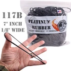 1LB Bulk Bag 7" Inch Long Black Uv #117B Rubber Bands Usa Xl Large Outdoor Gear New. Price: $11.97.