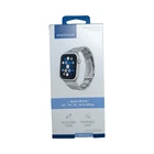 11-U Insignia Stainless Steel Link Band For Apple Watch 42, 44, 45, 46, & 49MM Used. Price: $19.00.
