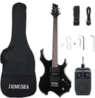 Electric Guitar Kit Black Color Hsh Pickup With Portable 4BAND Effects Rechargea New. Price: $233.99.