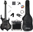 Electric Unique Shape Guitar With 20W Camo Amp Kit Bundle 39INCH 24FRETS New. Price: $263.99.