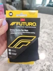 Futuro Dress Socks For Men Firm Compression Medium Black 1 Pair New. Price: $14.00.