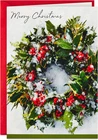 Boxed Christmas Cards, Snowy Wreath (40 And Envelopes) New. Price: $18.71.