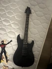 Black Laguna LE-50 Electric Guitar Open. Price: $95.00.