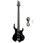 New Glarry Burning Fire Electric Bass Guitar Full Size 4 String Cord Wren. Price: $75.59.