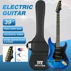 Mustar 39" Electric Guitar 6 String For Beginner With 25W Amp+bag Pack Kit, Blue New. Price: $159.99.