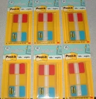 6X Post-it Durable Index Tabs 36 Each Note 3M 1"X 1.5" New. Price: $14.94.