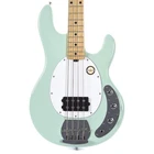 Sterling Stingray RAY4 4-STRING Bass Guitar, Maple Fingerboard, Mint Green New. Price: $399.99.