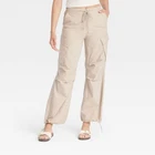 Women's Mid-rise Straight Leg Cargo Pants Universal Thread New. Price: $13.59.