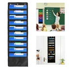 10 Storage Pocket Wall Hanging File Letter Paper Holder Door Classroom Office New. Price: $12.45.