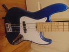 Sadowsky Metroexpress 21-FRET Vintage Jj Bass, 4-STRING Ice Blue Metallic Used. Price: $625.00.