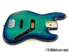 Used 2021 Fender Player Plus Top Jazz Bass Body+ Hardware Blue Burst. Price: $269.99.