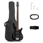 Ktaxon 4 String Electric Bass Guitar, Full Size Standard Right Handed Rosewood New. Price: $204.58.