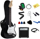 Beginner Series 39-INCH Guitar With 10-WATT Amp, Case, Strap, Cable, Capo, Pi... New. Price: $154.05.
