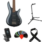 Ibanez Standard SR300E Bass Guitar Essentials Bundle - Iron Pewter New. Price: $419.00.