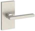 Scratched Baldwin Ps.squ.cfr Square Passage Door Lever Set - Nickel Open. Price: $34.43.