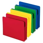 Smead Poly File Pocket, Straight-cut Tab, 3-1/2" Expansion, Letter Size, New. Price: $21.69.