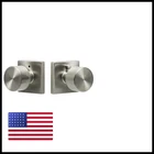 Sure-loc Hardware BG102-SQ 32D Bergen Square Privacy Knob Satin Stainless New. Price: $67.99.