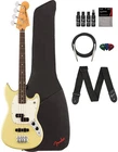 Fender Player Ii Mustang Bass Pj - Hialeah Yellow W/ Cleaning Kit New. Price: $849.99.