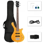 Glarry GW101 36IN Kid's Electric Bass Guitar Yellow New. Price: $129.99.