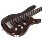 5 String Electric Bass Guitar Brown With 24 Frets Gig Bag And More Glarry Gib New. Price: $109.98.