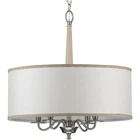 Progress Lighting P400218 Durrell 21"W Drum Chandelier - Nickel New. Price: $359.99.