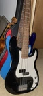 Squier P Bass 4 String Guitar NC7 Serial Used. Price: $250.00.