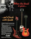 Vtg 80S Guild X-79 Magazine Ad Electric Guitar S-275 Bass SB-202 Pinup Page Used. Price: $7.99.