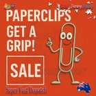Nickel Plated Paper Clips Smooth Glide 100PACK Office School Stationery Brand. Price: $5.32.