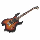 Glarry Burning Fire Style 6 String Right-handed Basswood Electric Guitar New. Price: $64.99.