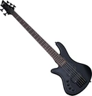 Schecter Stiletto STEALTH-5 Left-handed Electric Bass Satin Black New. Price: $749.00.