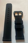 Bulova 98B308 98B127 Men's Marine Star Black Rubber Band Wide Buckle New. Price: $50.00.