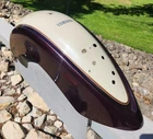 2000-2003 Yamaha Vstar 1100 Classic Oem Rear Fender Maroon/ivory -above Average Used. Price: $115.00.