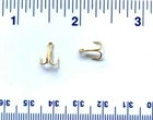 50 Gt Top Quality Gold Treble Fishing Hooks Size 16 New. Price: $15.49.
