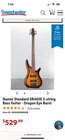 Ibanez SR505E Electric Bass 5-STRING Dragon Burst, Road Runner Wood Case Used. Price: $500.00.