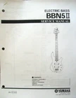 Yamaha BBN5 Ii String Bass Guitar Service Manual And Parts List Booklet Used. Price: $12.99.