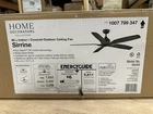 Hdc 60 In. Sirrine Indoor/outdoor Matte Black Smart Ceiling Fan Read Description For. Price: $47.38.