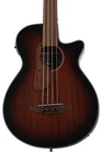Ibanez AEGB24FE Fretless Acoustic-electric Bass Guitar Mahogany Sunburst New. Price: $529.99.