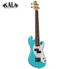 Kala Solid Body 4-STRING Surf Blue Fretted U-bass With Bag Ubass-sb-bl-fs New. Price: $369.00.