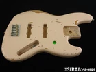 Fender Flea Road Worn Jazz Bass, Body + Hardware, Guitar Shell Pink Relic Open. Price: $629.99.