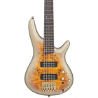 Ibanez SR405EDX 5-STRING Poplar Burl Electric Bass, Mars Gold Metallic Burst New. Price: $649.99.