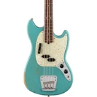 Fender Justin Meldaljohnsen Road Worn Mustang Electric Bass Faded Daphne Blue New. Price: $1849.99.
