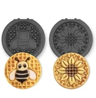 Dash Multimaker Mini System Two 4 Nonstick Removable Sunflower & Bee Open. Price: $20.00.