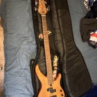 Yamaha 4-STRING Electric Bass Guitar Natural Right-handed W/gig Bag & Strap Used. Price: $300.00.