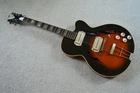 Vintage C.1965 Kay Swingmaster Electric Guitar, Kleenex Pups Used. Price: $795.00.